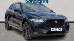 Premium paint cosmic black Used 2020 Jaguar F-Pace Chequered Flag SUV | £23,238 (Fair price)