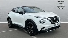 White Used 2020 Nissan Juke Tekna+ SUV | £16,518 (Fair price)