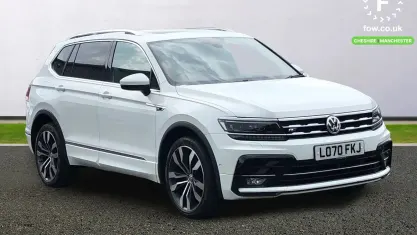 Used VW Tiguan Allspace R-line 150 HP (110 kW) 2021 White SUV