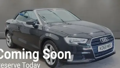 Used Audi A3 Cabriolet Sport 150 HP (110 kW) 2019 Black Cabriolet