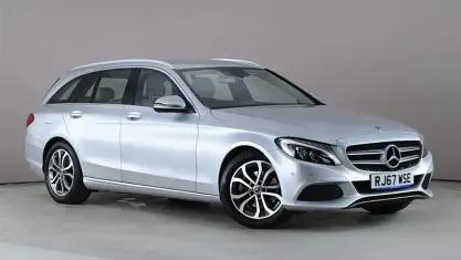 Begagnad Mercedes C200 184 HK (135 kW) 2017 Silver Kombi