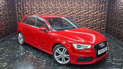 Używany Audi A3 Sportback S-Line 140 KM (102 kW) 2013 Czerwony Hatchback