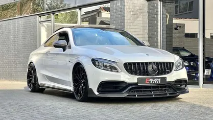 Begagnad Mercedes C63 AMG Premium Plus 510 HK (375 kW) 2020 Vit Sportkupé