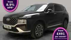 Black Used 2022 Hyundai Santa Fe Ultimate SUV | £32,075 (Fair price)