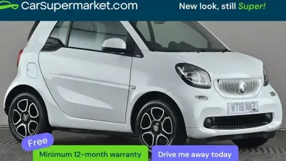 Używany Smart ForTwo Coupé Prime 71 KM (52 kW) 2018 Biały Coupe