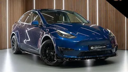 Used Tesla Model Y Long Range AWD 378 kW (514 HP) 2024 Blue SUV