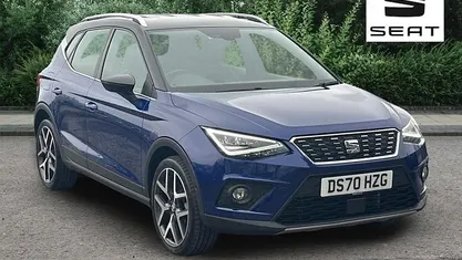 Used Seat Arona XCELLENCE Lux 110 HP (80 kW) 2021 Mystery blue SUV
