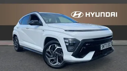 Second-hand Hyundai Kona N Line 120 CP (88 kW) 2023 Alb SUV