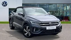 Smokey grey metallic black New 2025 VW T-Roc Cabriolet R-line Cabriolet | £34,624 (Super price)
