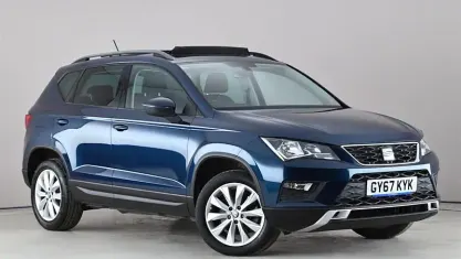 Używany Seat Ateca SE 150 KM (110 kW) 2017 Niebieski SUV