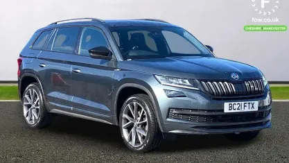 Used Skoda Kodiaq SportLine 150 HP (110 kW) 2021 Grey SUV