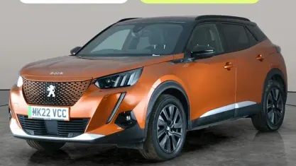 Used Peugeot e-2008 Premium 100 kW (136 HP) 2022 Orange SUV