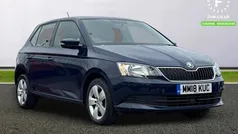 Blue Used 2018 Skoda Fabia SE Hatchback | £8,799 (Fair price)