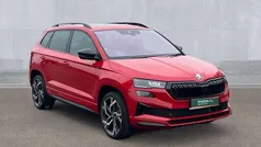 Red Used 2025 Skoda Karoq SportLine SUV | £29,996 (Fair price)
