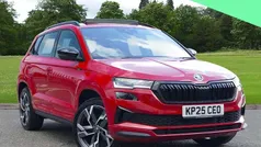 Red Used 2025 Skoda Karoq SportLine SUV | £30,995 (Fair price)