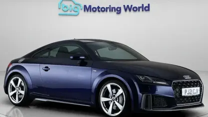 Used Audi TT S-Line 245 HP (180 kW) 2021 Blue Coupe