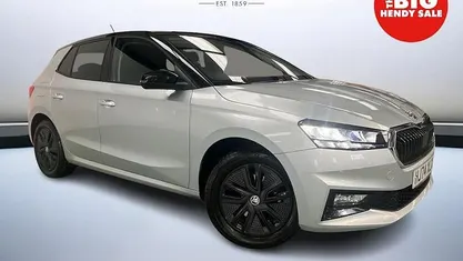 Brilliant silver metallic black magic pearl effect Used 2024 Skoda Fabia Design Edition Hatchback | £18,499 (Fair price)