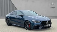 Blue Used 2023 Mercedes CLA45 AMG Coupe | £46,720 (Fair price)