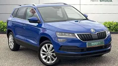Energy blue Used 2022 Skoda Karoq SE L SUV | £17,195 (Fair price)