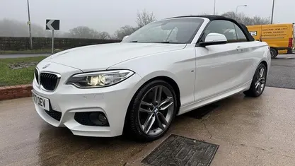 White Used 2017 BMW 218 M Sport Cabriolet | £9,995 (Fair price)