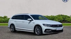 White Used 2020 VW Passat R-line Estate | £21,790 (Expensive)