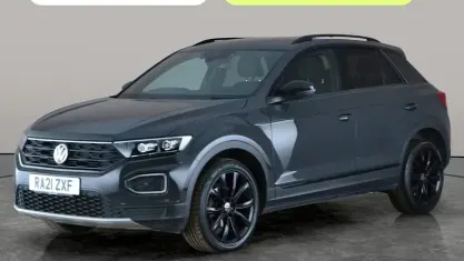 Used VW T-Roc Black Edition 110 HP (80 kW) 2021 Grey SUV