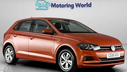 Used VW Polo SE 65 HP (47 kW) 2018 Orange Hatchback