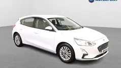 White Used 2019 Ford Focus Titanium Hatchback | £11,699 (Fair price)