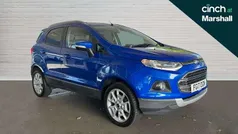 Blue Used 2017 Ford Ecosport Titanium SUV | £7,206 (Fair price)