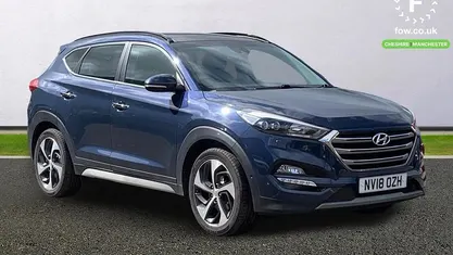 Used Hyundai Tucson Premium SE 136 HP (100 kW) 2018 Blue SUV