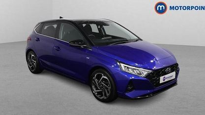 Używany Hyundai i20 Ultimate 101 KM (74 kW) 2023 Niebieski Hatchback