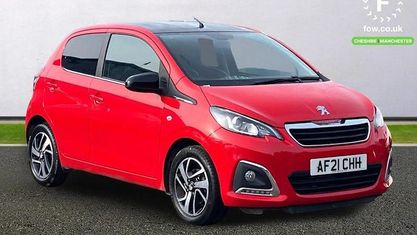 Second-hand Peugeot 108 Allure 72 CP (52 kW) 2021 Roșu Hatchback