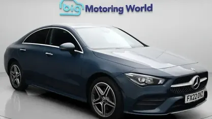 Used Mercedes E250 AMG line 218 HP (160 kW) 2022 Blue Sedan