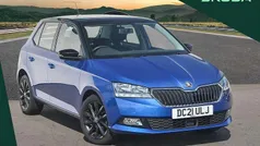 Race blue metallic black magic pearl effect Used 2021 Skoda Fabia SE Hatchback | £11,995 (Fair price)