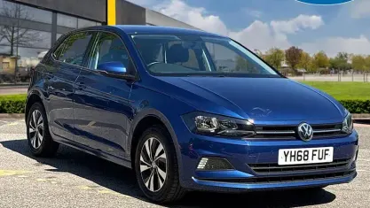 Used VW Polo SE 95 HP (69 kW) 2018 Blue Hatchback