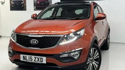 Used Kia Sportage 136 HP (100 kW) 2015 Orange SUV