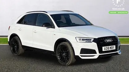 Used Audi Q3 Black Edition 179 HP (131 kW) 2018 White SUV