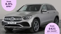 Silver Used 2021 Mercedes GLC220 AMG line Estate | £27,546 (Fair price)