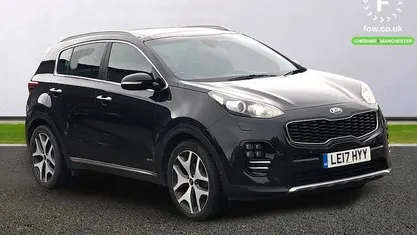 Used Kia Sportage GT-Line S 185 HP (136 kW) 2017 Black SUV