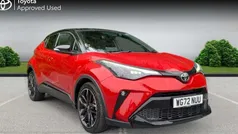 Scarlet flare bitone Used 2022 Toyota C-HR Sport SUV | £22,490 (Fair price)