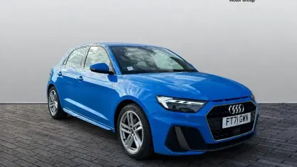 Used Audi A1 Sportback S-Line 110 HP (80 kW) 2024 Blue Hatchback