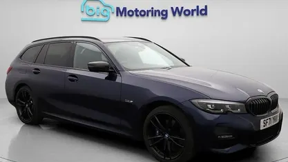 Blue Used 2021 BMW 330e M Sport Estate | £20,100 (Fair price)