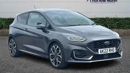 Used Ford Fiesta ST-Line 125 HP (91 kW) 2021 Grey Hatchback