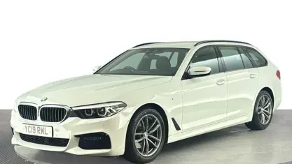 Used BMW 520 M Sport 184 HP (135 kW) 2019 White Estate