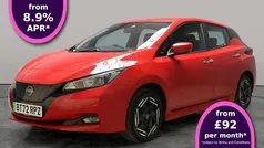 Red Used 2022 Nissan Leaf Acenta Hatchback | £8,309 (Good price)