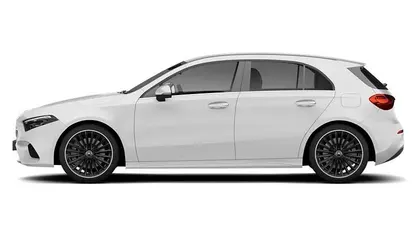 Used Mercedes A250 AMG line 218 HP (160 kW) 2021 White Hatchback