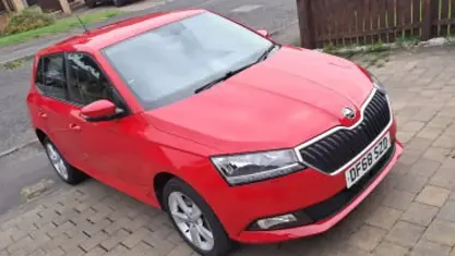 Used Skoda Fabia SE L 110 HP (80 kW) 2019 Red Hatchback