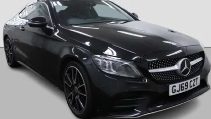 Used Mercedes C200 AMG Line Premium 198 HP (145 kW) 2019 Black Coupe