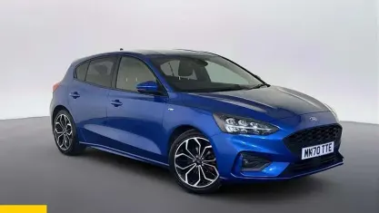 Used Ford Focus ST-Line X 125 HP (91 kW) 2020 Blue Hatchback