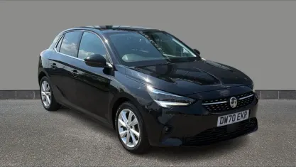 Used Vauxhall Corsa Elite 101 HP (74 kW) 2020 Black Hatchback